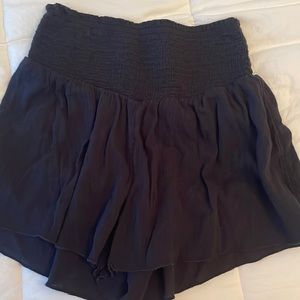 Black high waisted shorts